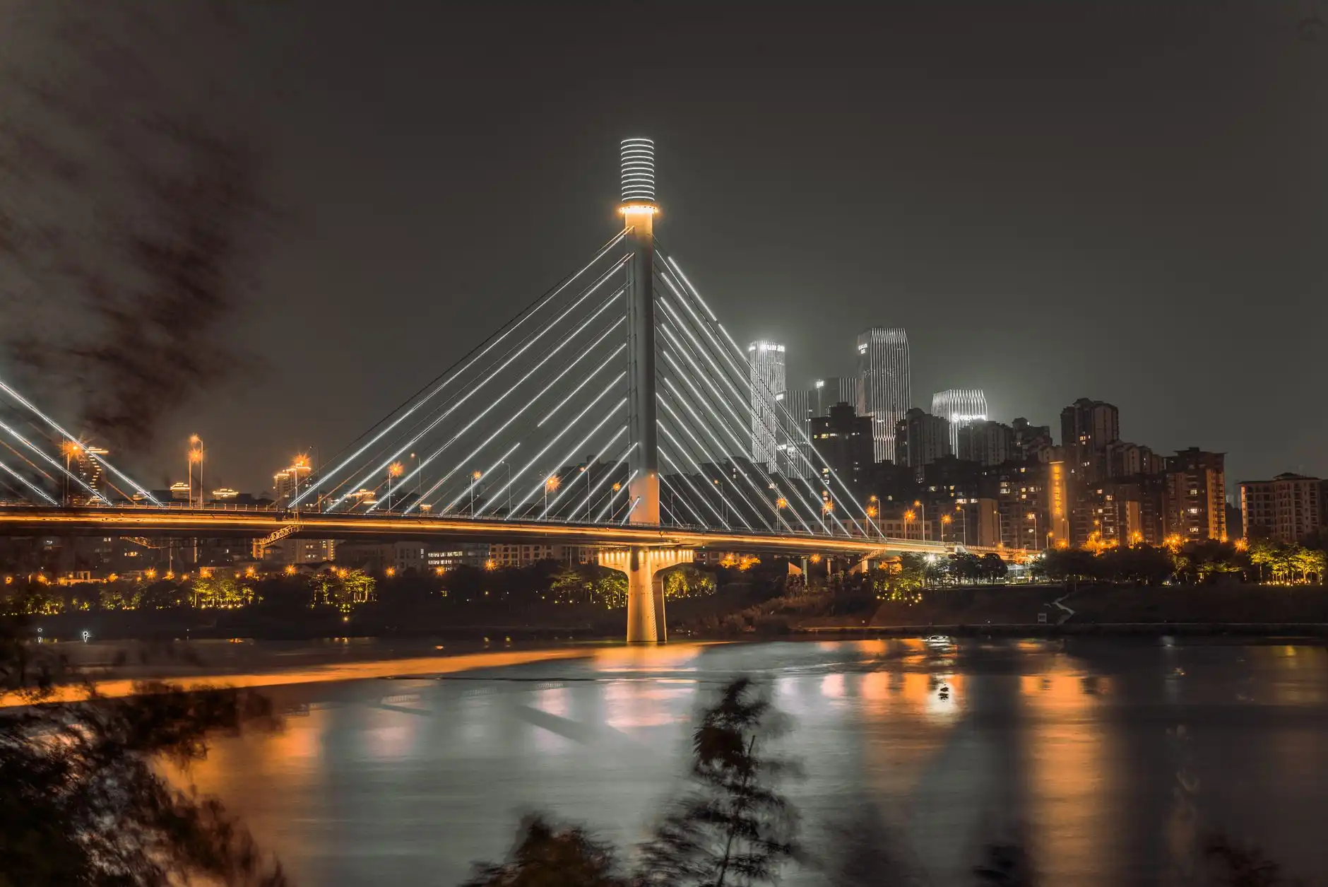 重庆夜景亮化工程中桥梁照明设计的重点与难点分析正文配图 1
